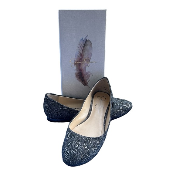 Super sparkle black fancy flats. Jessica Simpson - Picture 2 of 8